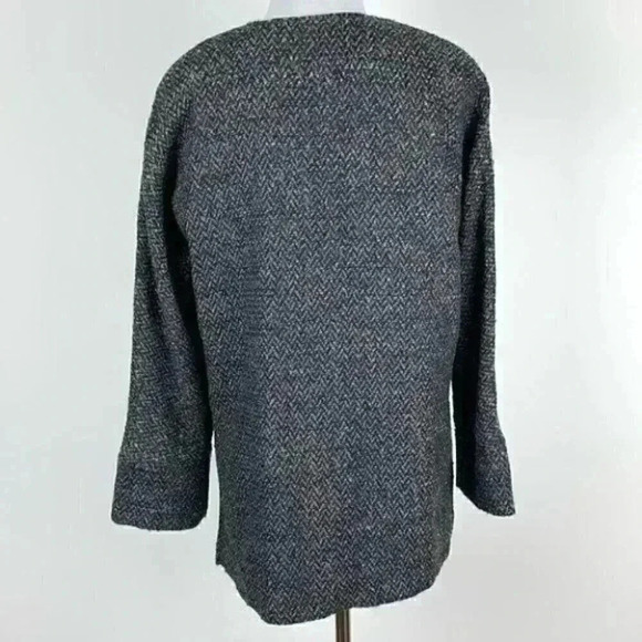 Vtg Hoang Nguyen blazer size 8 lagenlook 45% wool - Picture 6 of 10